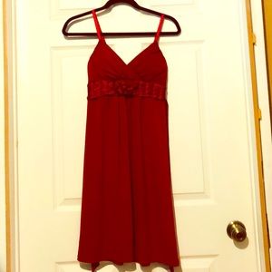 2 FOR $25 🎉 Deep Red Flow Dress
